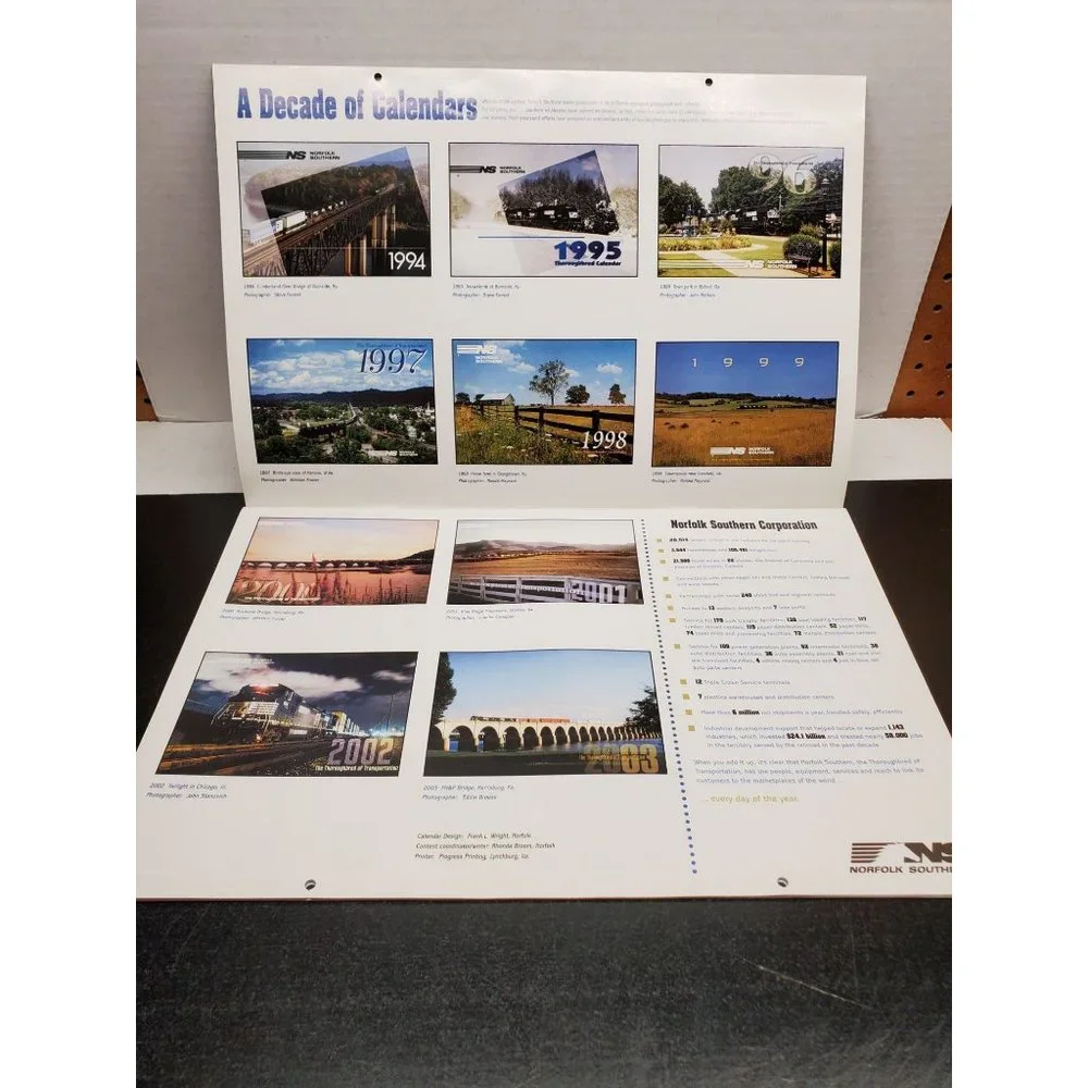 2004 Norfolk Southern Railroad Calendar - Oversize‎